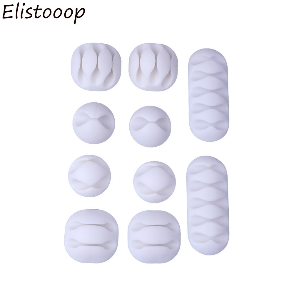 Cable Winder Multipurpose Single Double Five holes Wire Cord Cable winder Ties USB Charger Holder Organizer