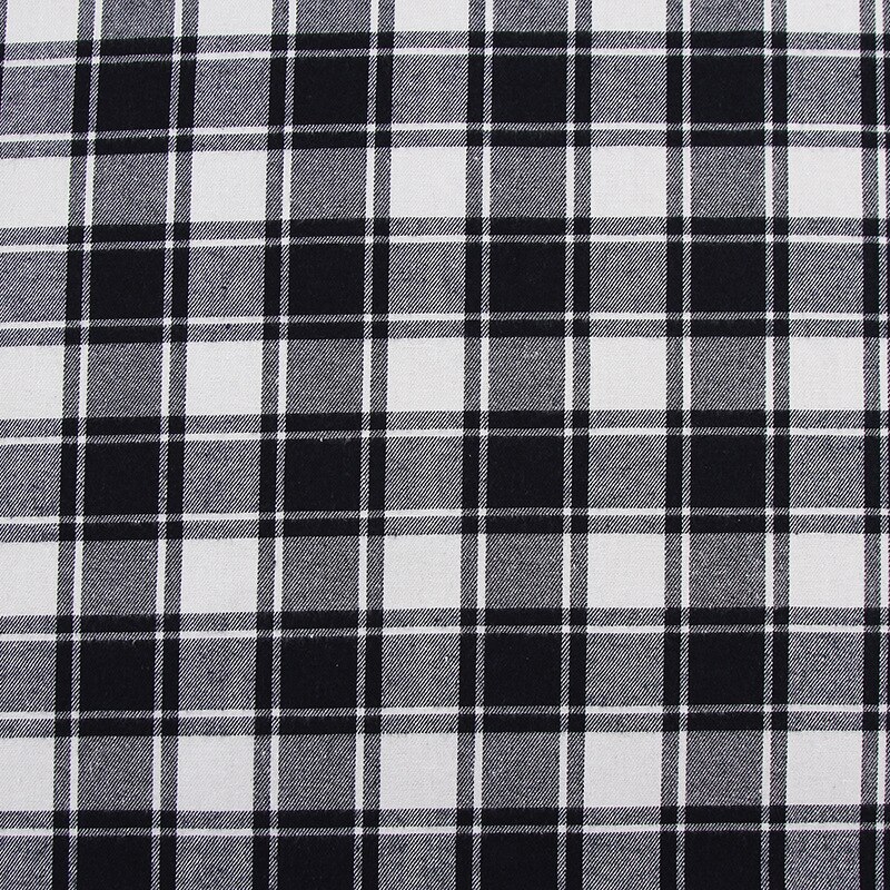 polyester bomull pledd stoff tykkere trykt tøy klær kjole skjorte gjør det selv håndlaget quilting lappeteppe håndarbeid rutete stoff: 5 / 200 cm x 140cm