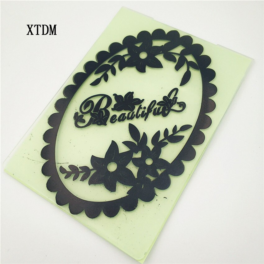 plastic flower lace template craft card making paper card album wedding decoration scrapbooking Emobossing folder
