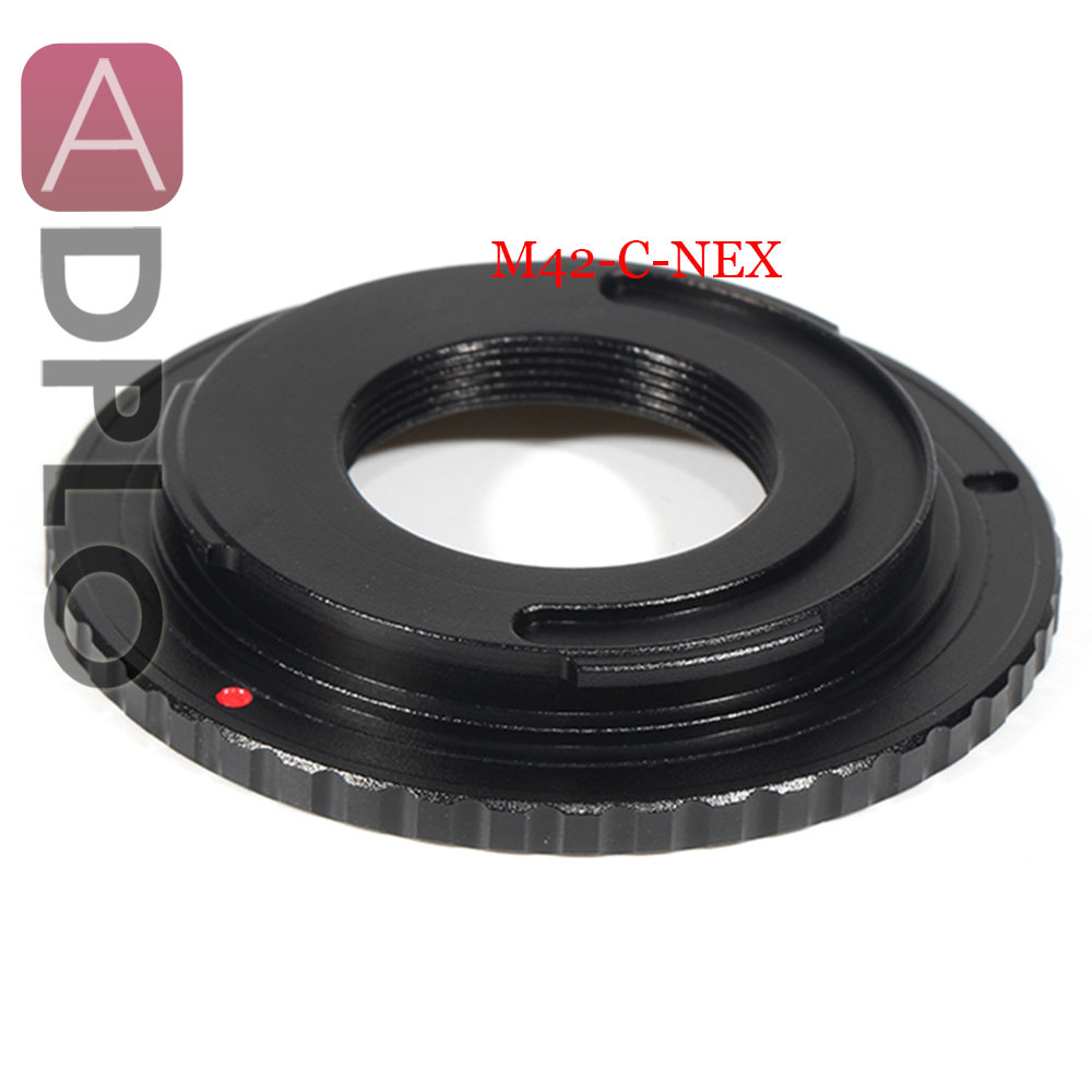ADPLO 35mm to 90mm M42 Lens Adjustable Focusing Helicoid Macro Tube Adapter Suit For M42 or C Mount Lens to NEX camera