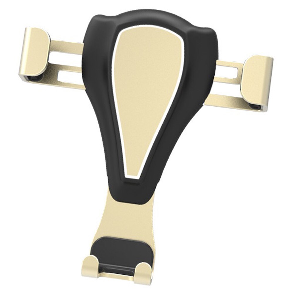 Car Gravity Car Phone GPS Holder Universal Smartphone Grip Air Vent Mount Mobil Phone Holder Stand For Car Black Gold Silver