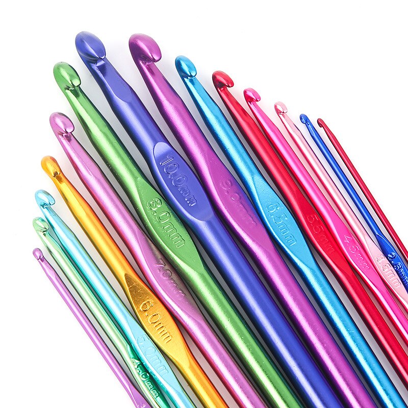 Popular Sewing Needles Weave Crochet 2.0/2.5mm Crochet Hook Aluminum Oxide Knitting Needles