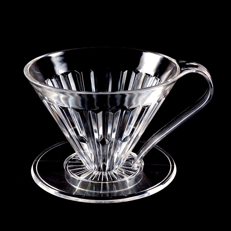 V60 Hand Drip Coffee Filter Resin Pour Over Coffee Dripper Paper Cone Drip Filters Barista Coffee Brewing Clever Dripper 101/102: 2-4 Cup Type Y