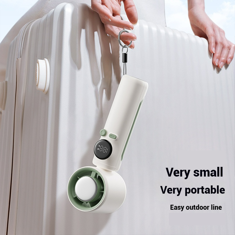 Upgraded Electric Mini Fan Refrigeration Handheld Fan USB Rechargeable Portable Cooling Fan Air Cooler