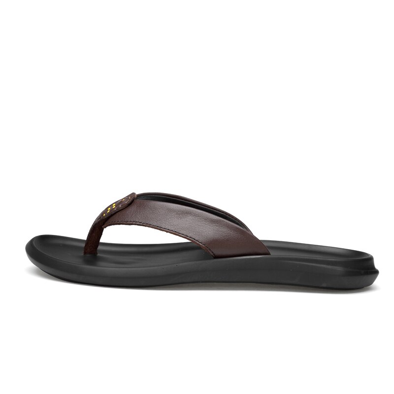 Gummifisk slapi romerske herre sandal zandalias heren sport chancla bulk strand sandal blød sandalia læder mænd sommer para