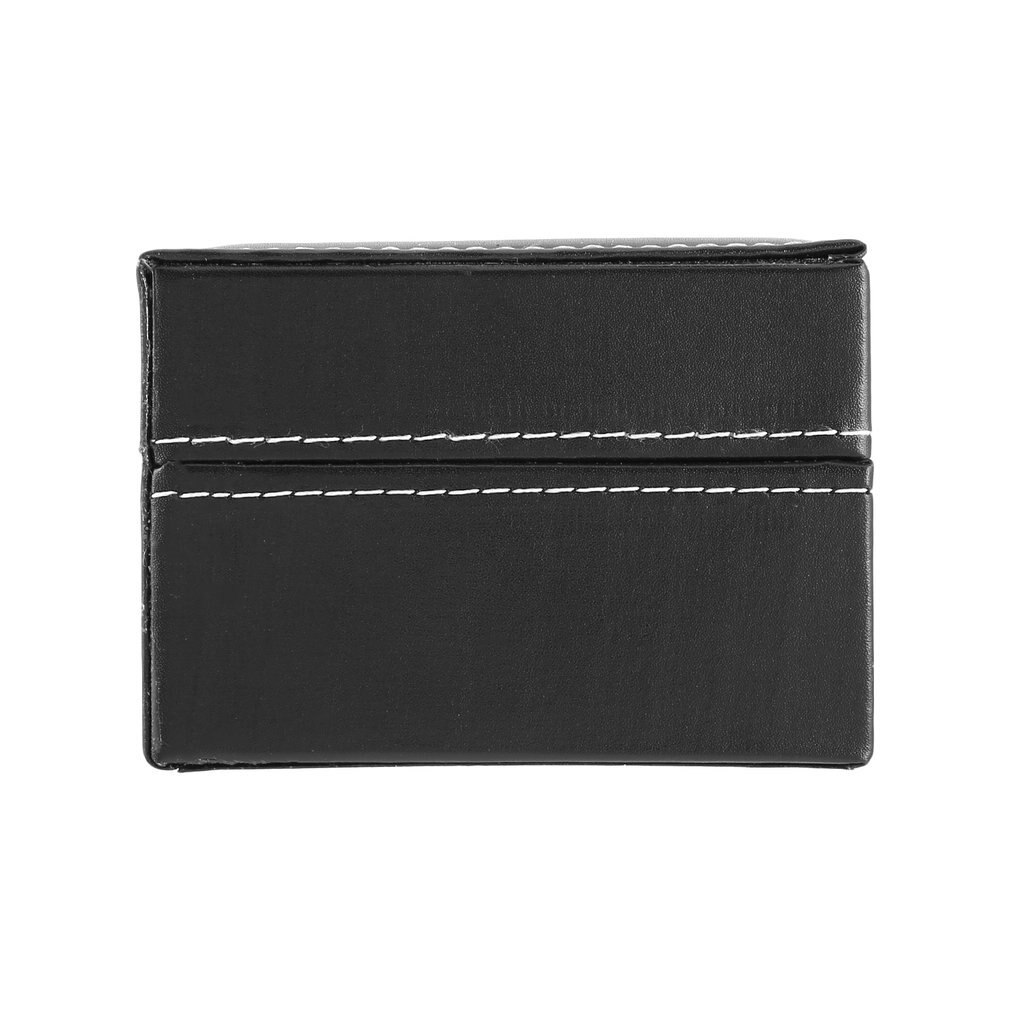 PU Leer/Hout Horloge Sieraden Ketting Ringen Opbergdoos Display Container Houder Lade Zippere Reizen Horloge Collector Case