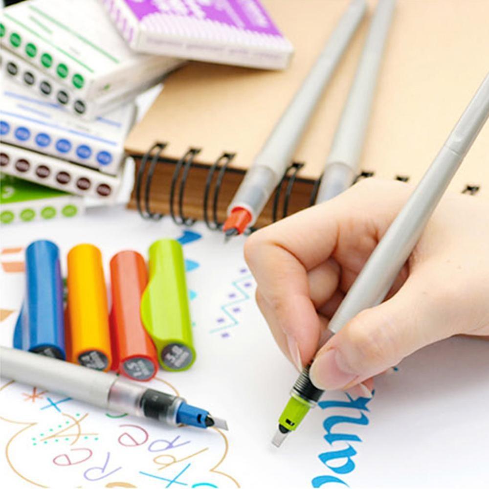 Stylo parallèle pilote Art stylo plume anglais calligraphie stylo avec 12 cartouches 1.5 2.4 3.8 6.0mm