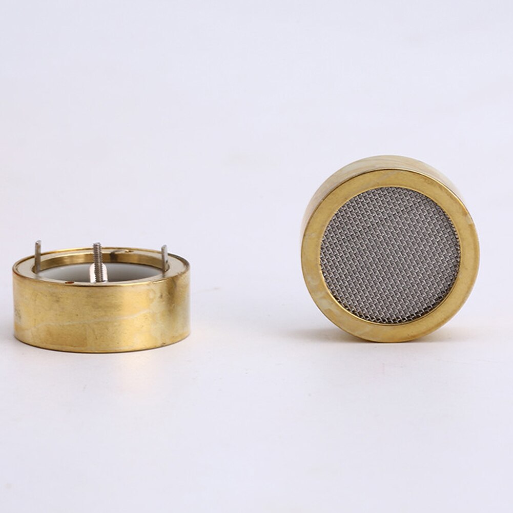 Aluminium Condensator Microfoon Cartridge Capsule Vervangingen Groot Membraan Microph Elektrische Instrument Parts Golden