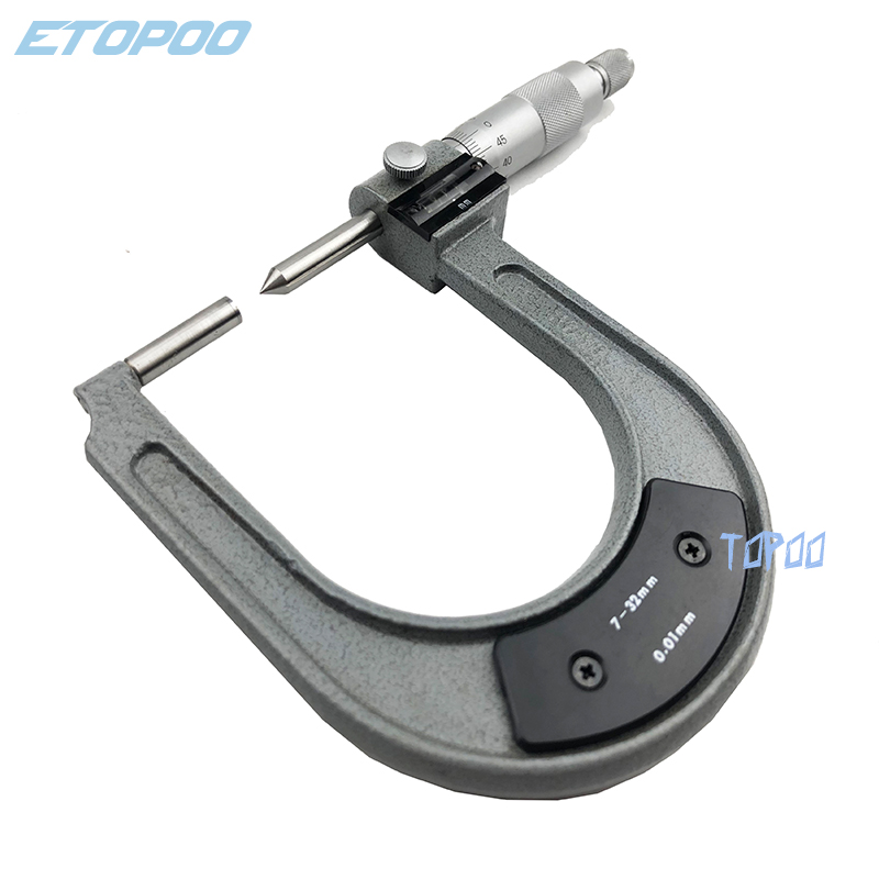 High Precision Digit Counter Disc Brake Micrometer 7-32mm/0 .300"-1.300"