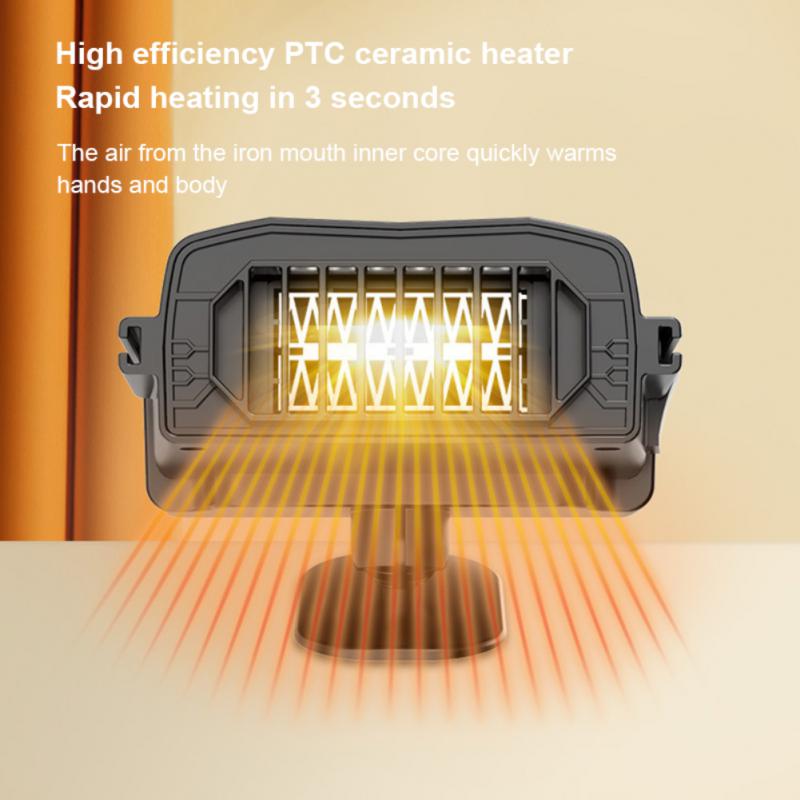 Draagbare Auto Heater 12V Elektrische Auto Kachel Voorruit Ontdooien Verwarming Ventilator Verstelbare Auto Aansteker Voorruitverluchting Ontdooier