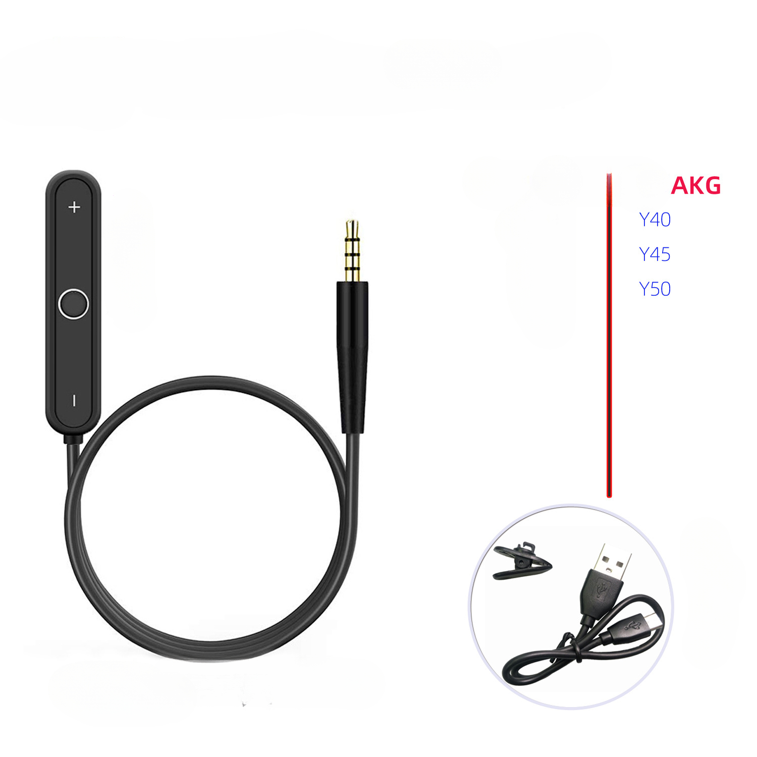 Écouteurs stéréo Bluetooth 5.0, adaptés au casque BOSE OE2, câble Bluetooth QC15 pour QC25 pour QC35 pour AE2 pour QC3 pour 700: Violet