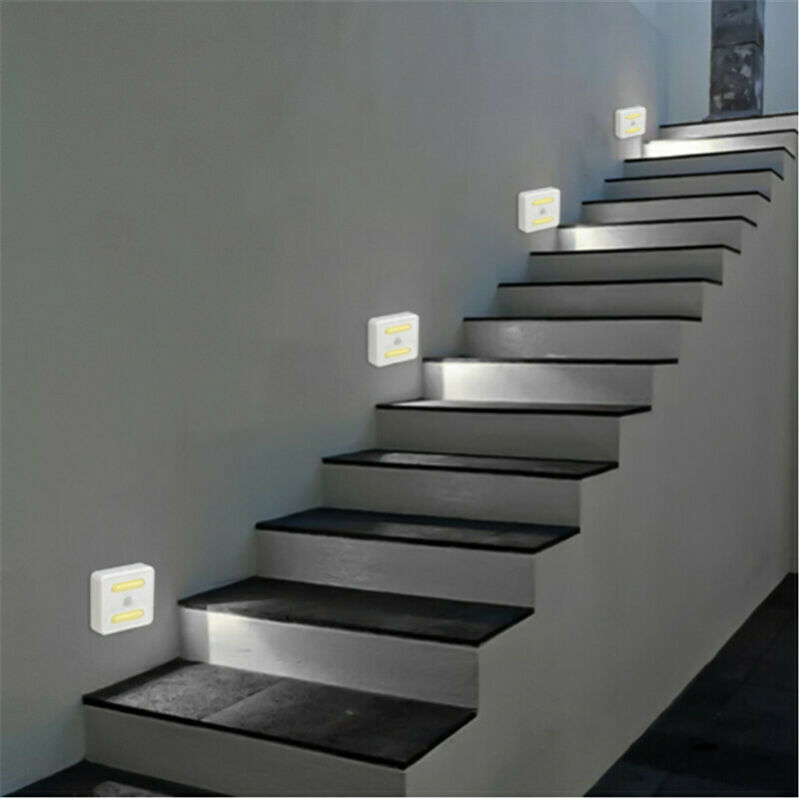 LED Human Motion Sensor Light Wireless Night Cabinet Indoor Kitchen Wall Lamp