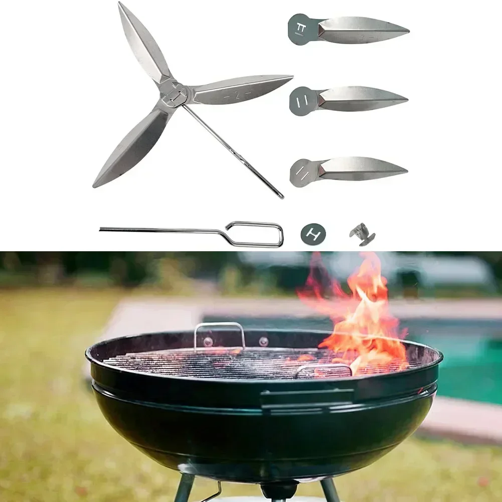 8-1/2- -tums rengöringssystem med ett tryck för weber grill 90992 3618 7443 307443 307408 90719 grilldelar