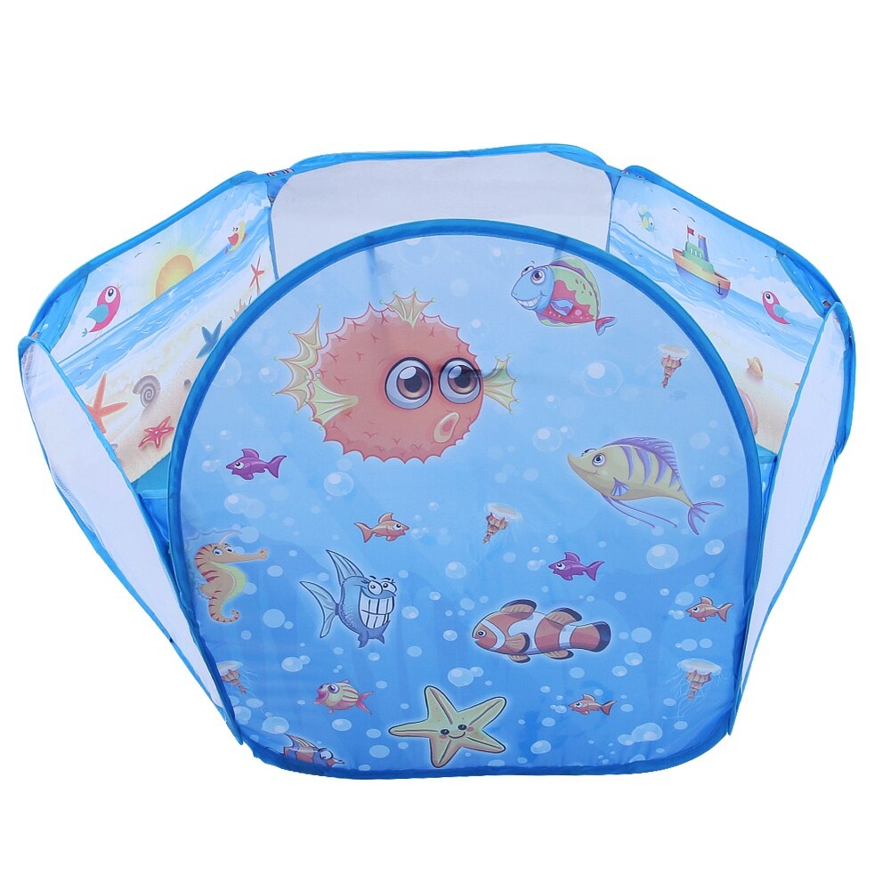 Spielzeug Zelt Ozean Serie Cartoon Spiel Ball Gruben Tragbare Pool Faltbare Kinder Outdoor Sports Pädagogisches Spielzeug Mit Korb