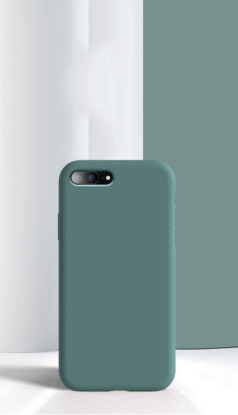 Caso macio da cor dos doces do silicone para o iphone 11 pro xs max xr x 10 8 7 6 5 s 5S 5se 6s mais 7 mais 8 mais 6 mais capa traseira do telefone celular