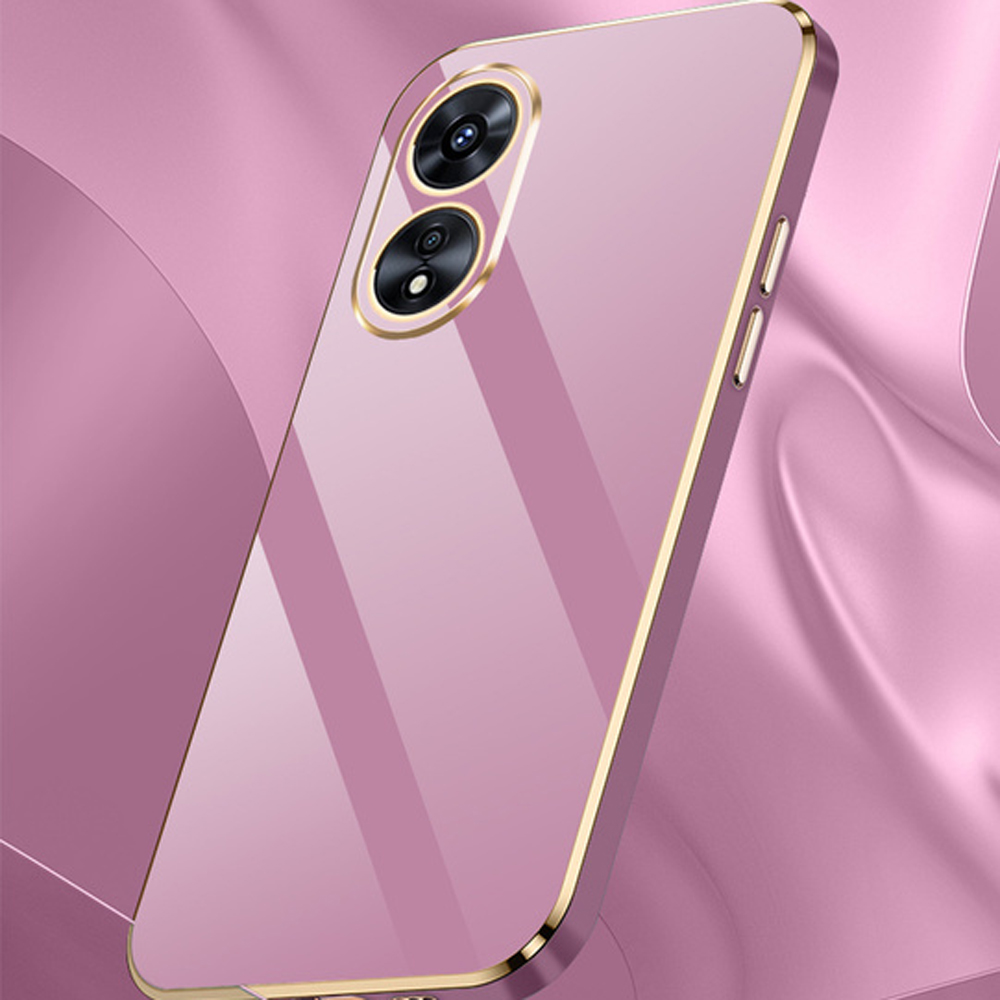 For Oppo Reno 8T Case Luxury Square Plating OPPO Reno8 T 5G Phone Case CPH2505 CPH2481 ShockProof Silicone Back Cover 8T Fundas
