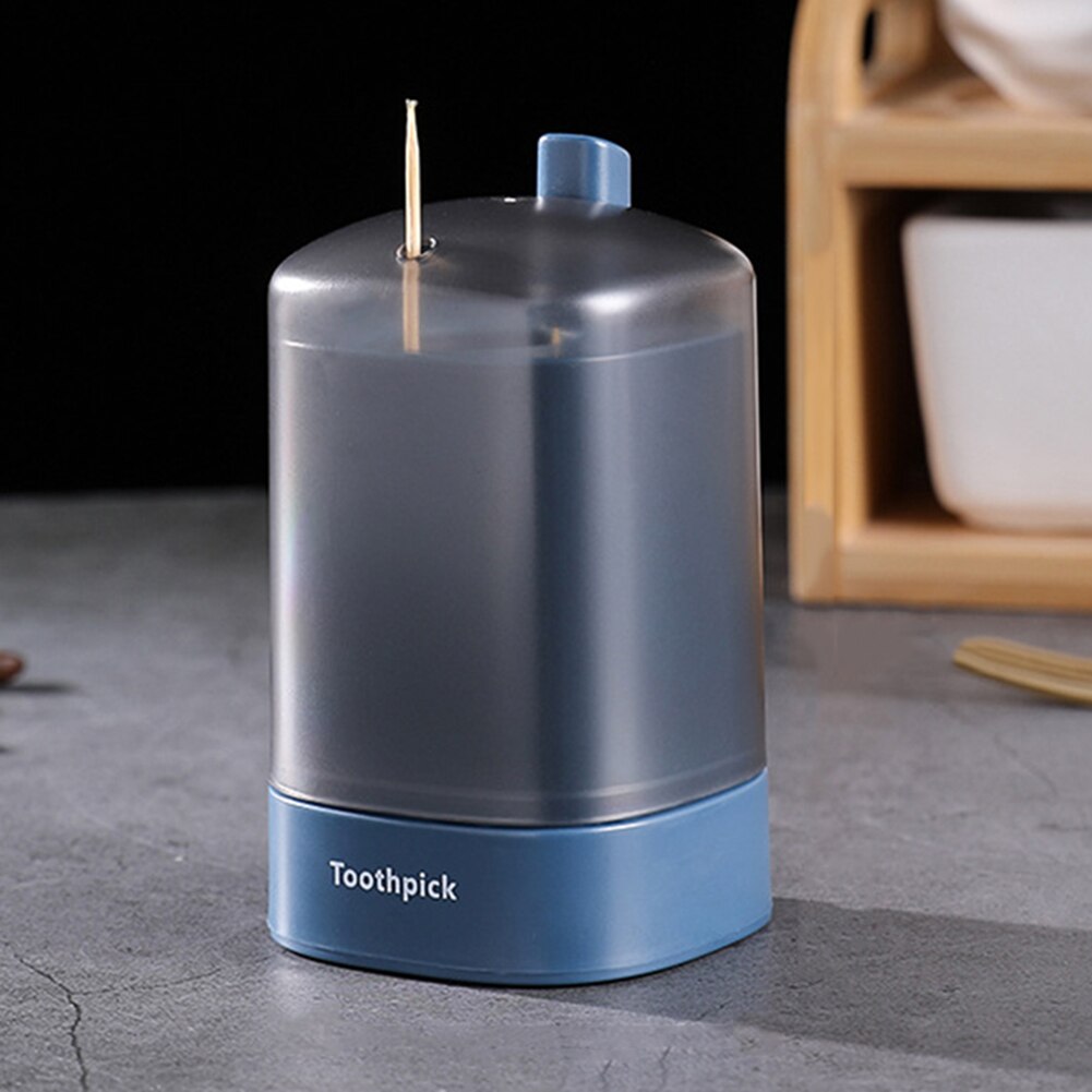 Self Toothpick Box Portable Toothpick Holder Container Restaurant Kitchen Toothpicks Dispenser Home Items9.5x5.5cm: C
