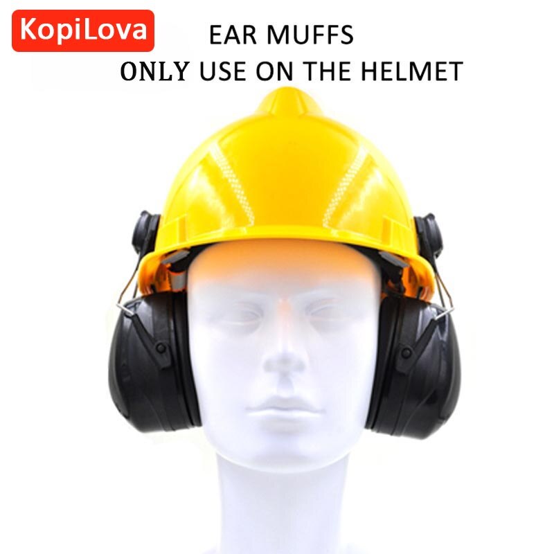 KopiLova Hohes Quanlity Ohr Ohrenschützer Industrie Anti Lärm Gehörschutz Schalldichte Ohrenschützer Nur auf Helm