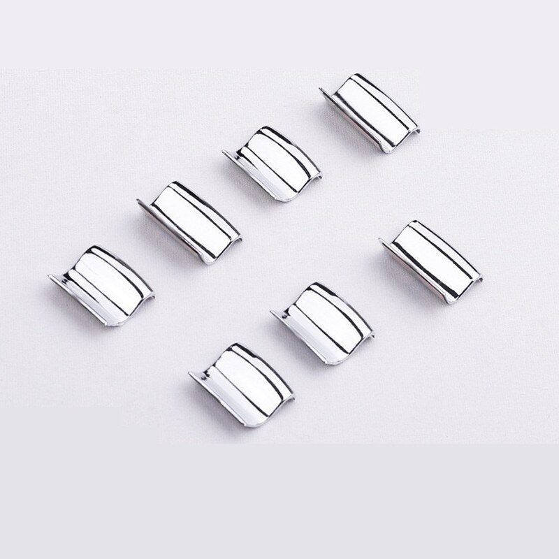 7pcs Chrome Window Glass Lift Button Cover Trim Decal for Toyota VIOS ALTIS CAMRY RAV4 WISH Yaris Car Interior Accessories