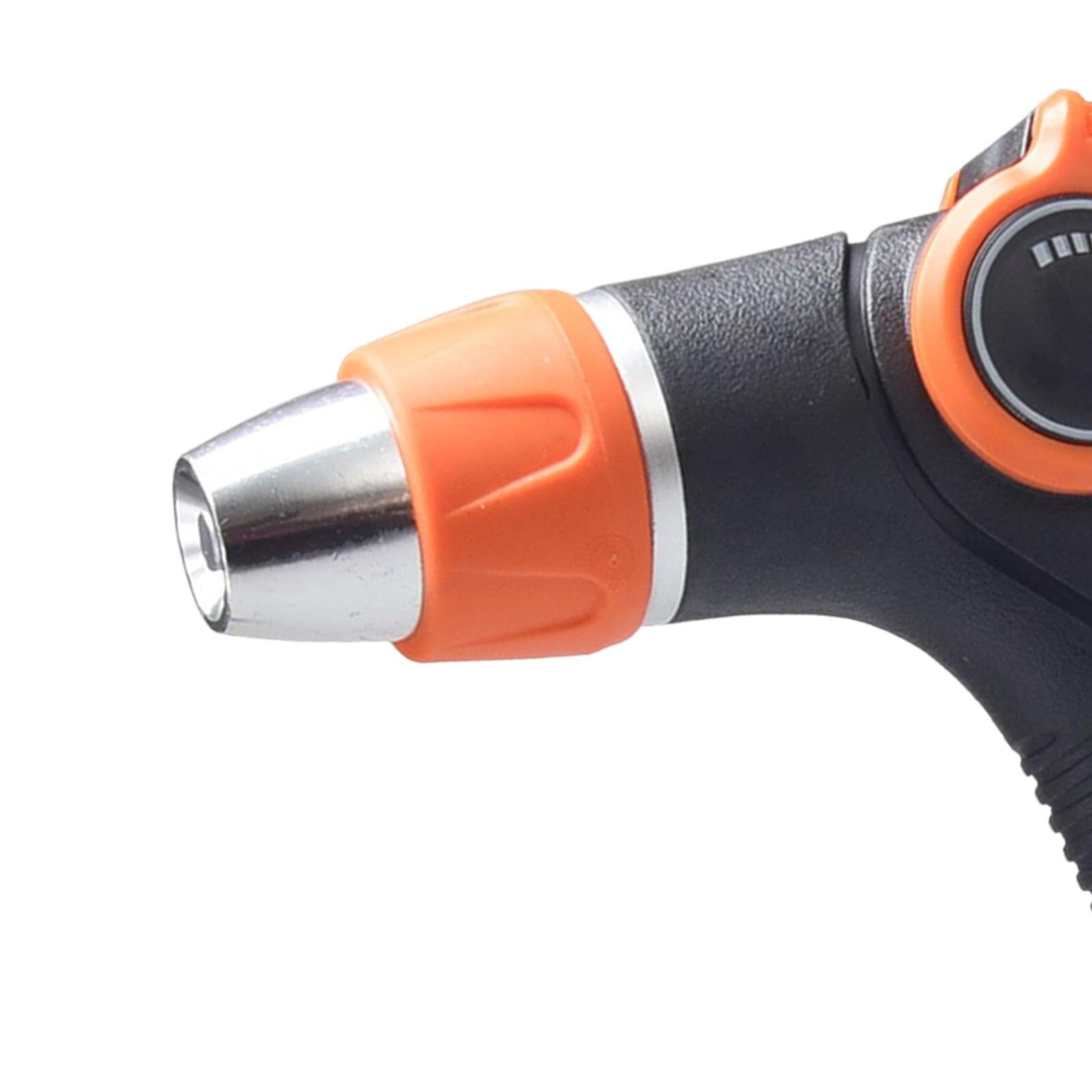 Heavy Duty Garden Hose Nozzle with High Pressure Jet On Off Valve Water Gun Zinc Alloy Water Hose Sprayer for Car Pets Washing