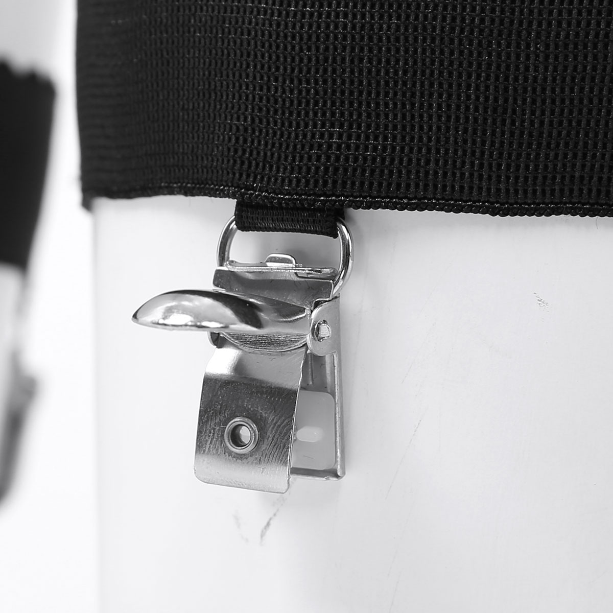 1 paar antislip elastische kousenbanden voor dames, hoge dijen, harnas, kousenhouder, nachtclub, feestsluiting met eendenmondklemmen