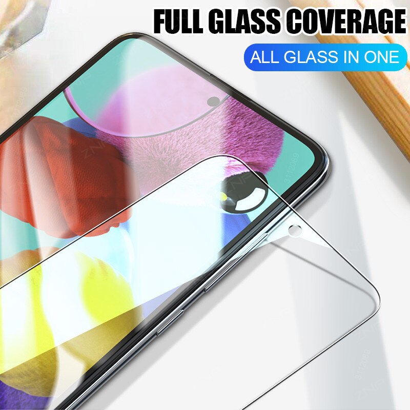 3Pcs Tempered Glass For Samsung Galaxy A51 A71 A30 A50 A52 A72 A70 Full Cover Screen Protector For Samsung A20 A10 A20E Glass