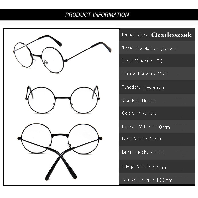lunettes rondes lunettes montures lunettes enfants avec lentille transparente myopie optique lunettes transparentes pour enfants garçons filles