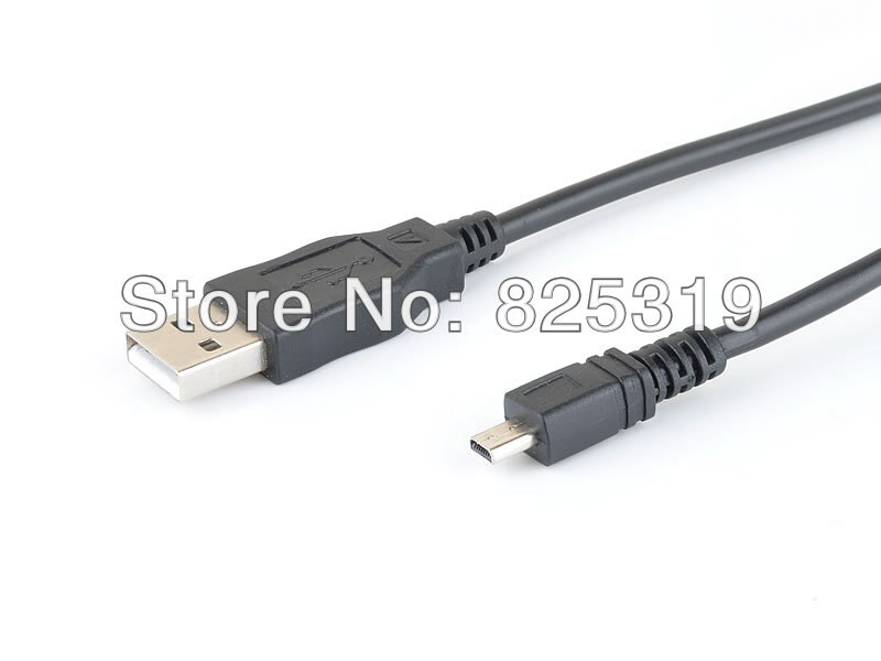 Cable de datos USB de 8 pines para OLYMPUS FE-20, FE20, FE3010, FE-310, FE310, FE-3010, FE320, FE-320, FE330, FE-330, FE340, FE-340, FE350