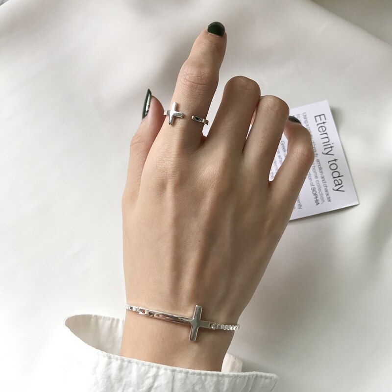 LouLeur 925 sterlina d'argento attraverso 2mm greggio scatola braccialetti catena argento reative squisito per le donne bella braccialetti dei monili del regalo