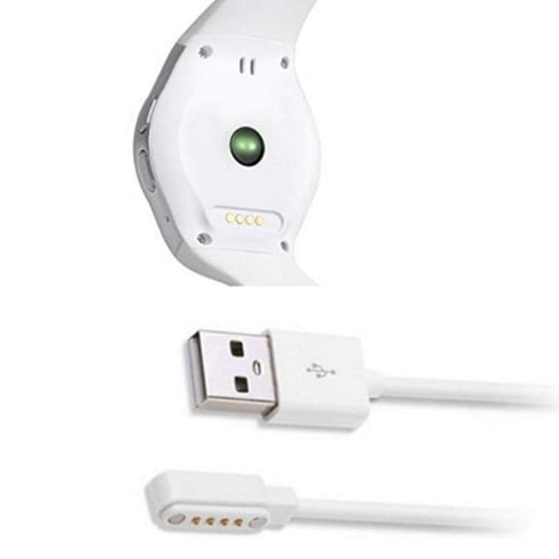 Cable cargador magnético para reloj inteligente, 4 pines, 7,62mm, 2 pines, para KW88, KW98, KW99, GT88, GT68, Universal