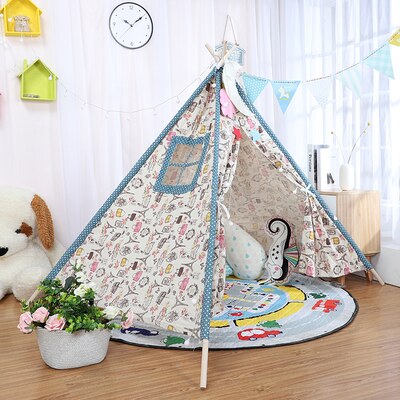 1.6M Tents Cabana Tipi Infantil Baby Kids Play Teepee Tents Castle Carpet Mats Toy Portable Kids Wigwam Play House For Children: 4