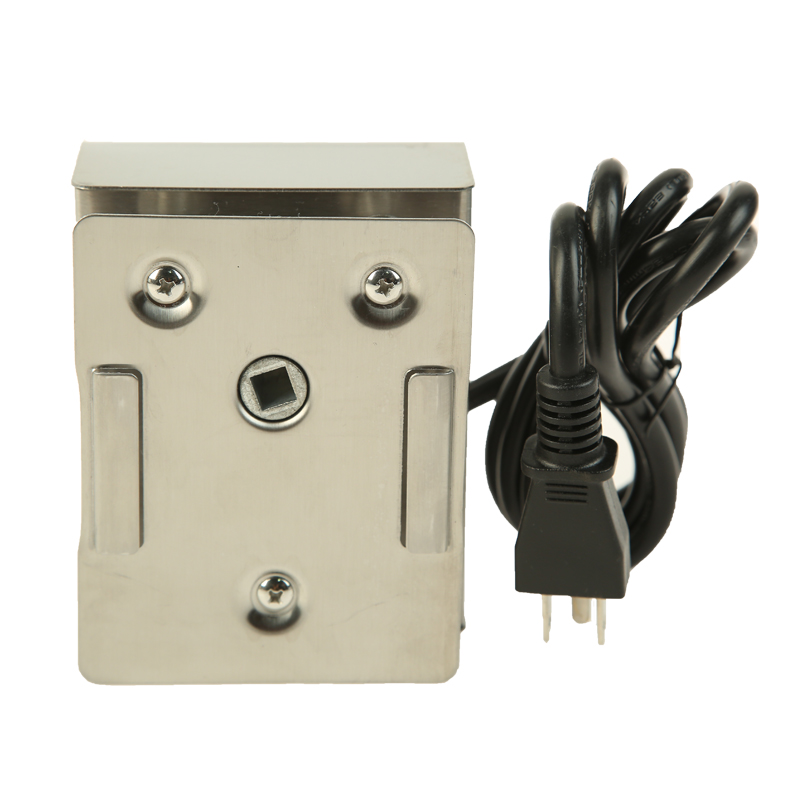 Barbecue-grillmotor, grillmotor met USB-kabel, BBQ-grillspiesmotor, barbecue rotatormotor rood DC 5V met 1 meter USB-boost-kabel
