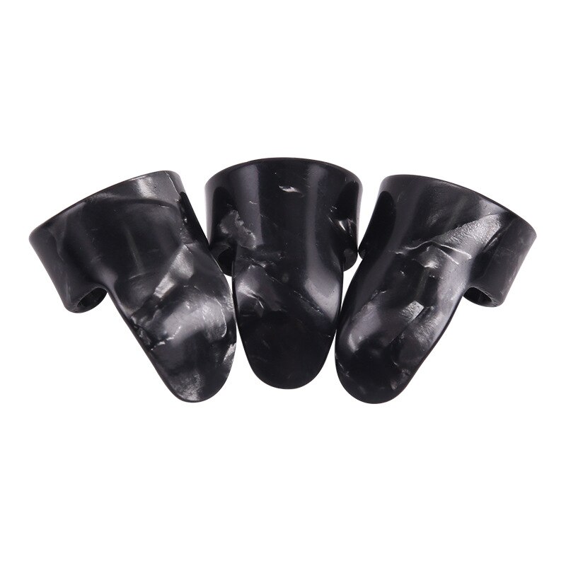 1/3 Uds. Púas de guitarra para dedo pulgar, mediador de celuloide, púas para guitarra, bajo, guitarra acústica, accesorios para guitarra eléctrica: naranja