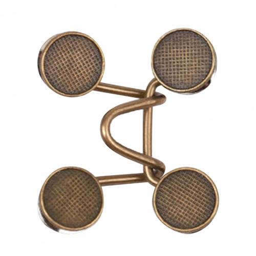 Wear Resistant 1 Set Durable Tight Trousers Snap Button Titanium Steel Pants Snap Fastener for Men: Bronze