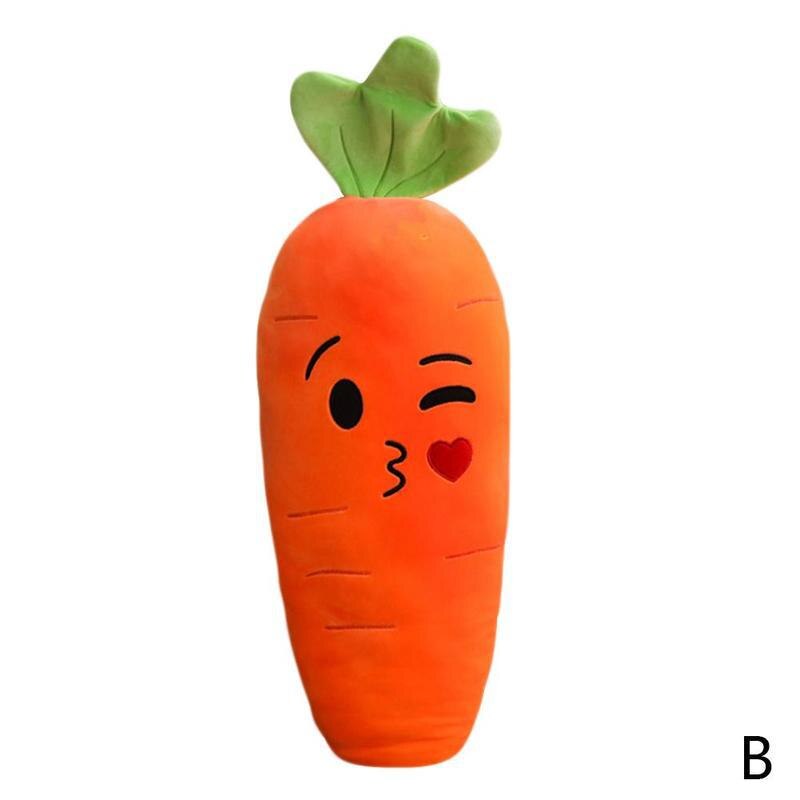 Expression Carrot Plush Toys Cute Radish Pillow Doll Toy Plush Cushion Sleeping Girl Children Pillow G6N4: B
