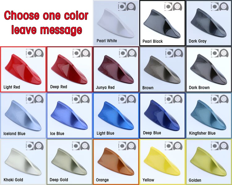 for Kia Picanto shark fin antenna special car radio aerials auto antenna signal kia picanto: Choose a color