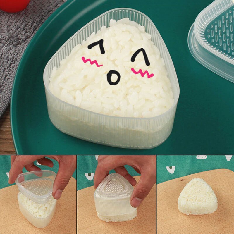5 Style DIY Sushi Mold Onigiri Rice Ball Food Press Triangular Sushi Maker Mold Sushi DIY Kit Japanese Kitchen Bento Accessories