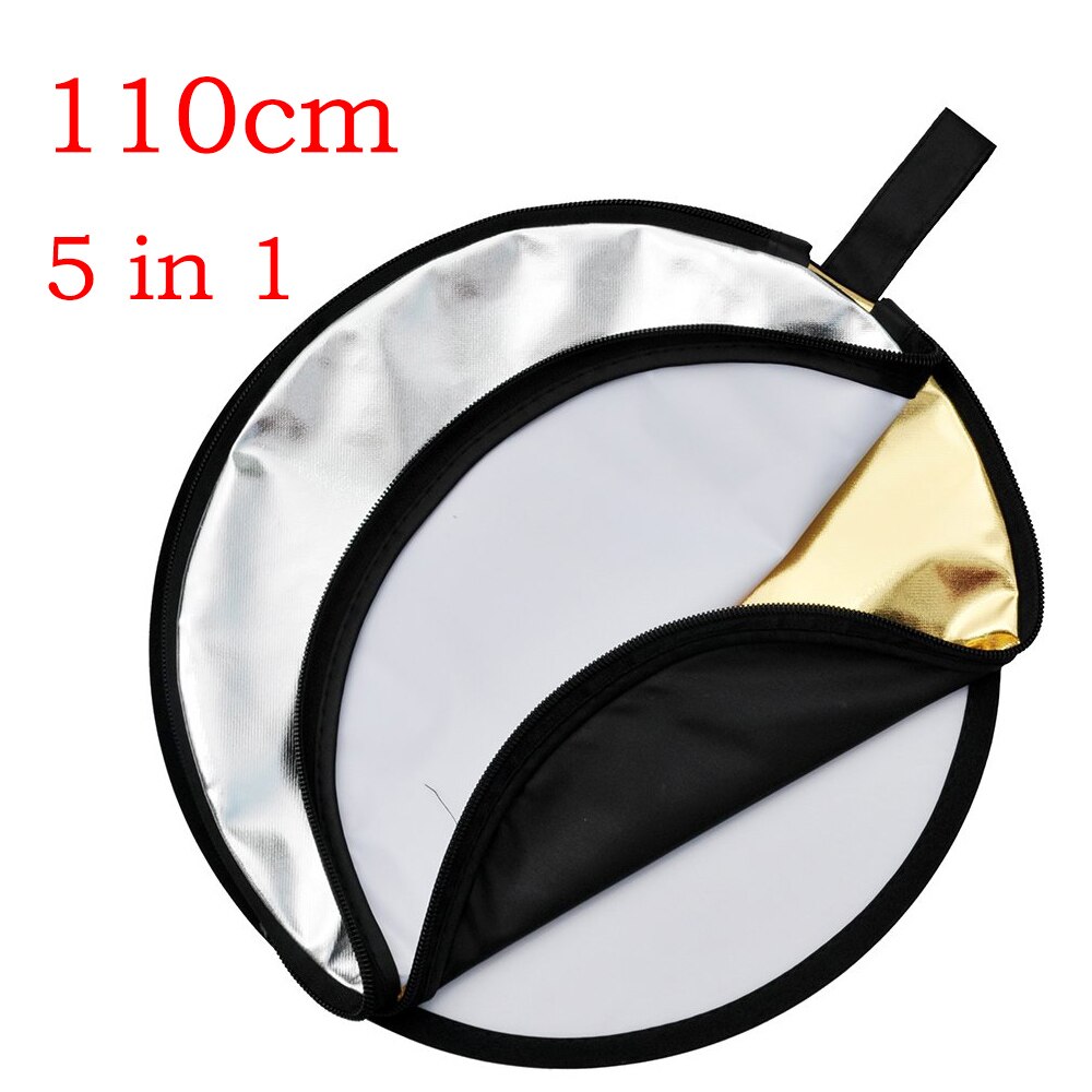 24 &quot;60Cm 80Cm Reflector 5 In 1 Ronde Vorm Inklapbare Light Diffuser Studio Strobe Hoofd Monolight Outdoor foto Disc Diffuers