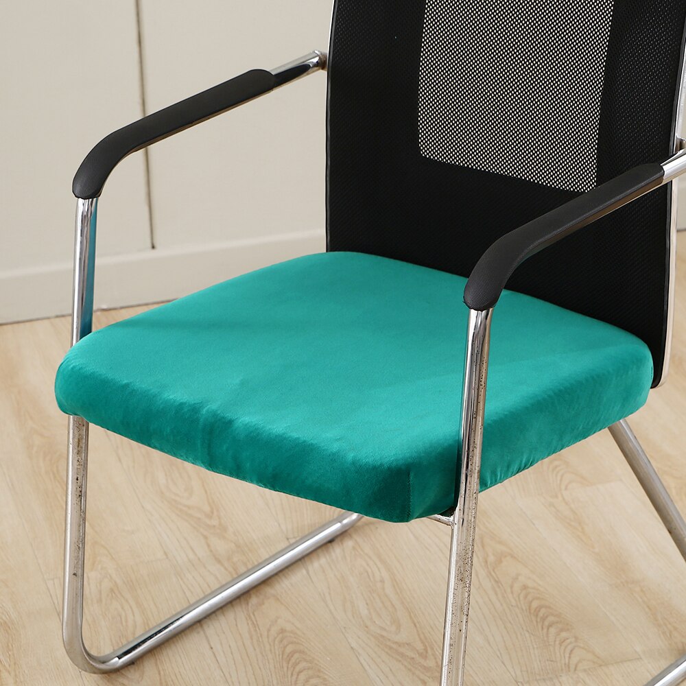 Plain Chair Cover Gaming Office Chairs Armchair Removable Computer Case Anti-dirty Cushion Covers Desk Seat Universal Size Home