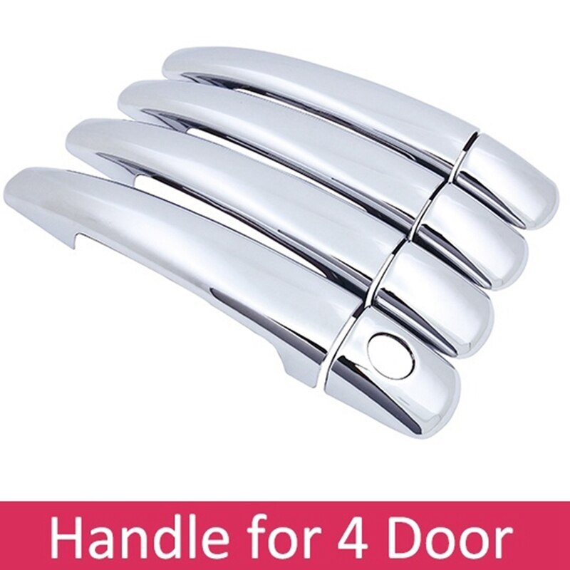 Pour Peugeot 208 Luxuriou Chrome extérieur porte poignée couverture voiture accessoires autocollants garniture ensemble