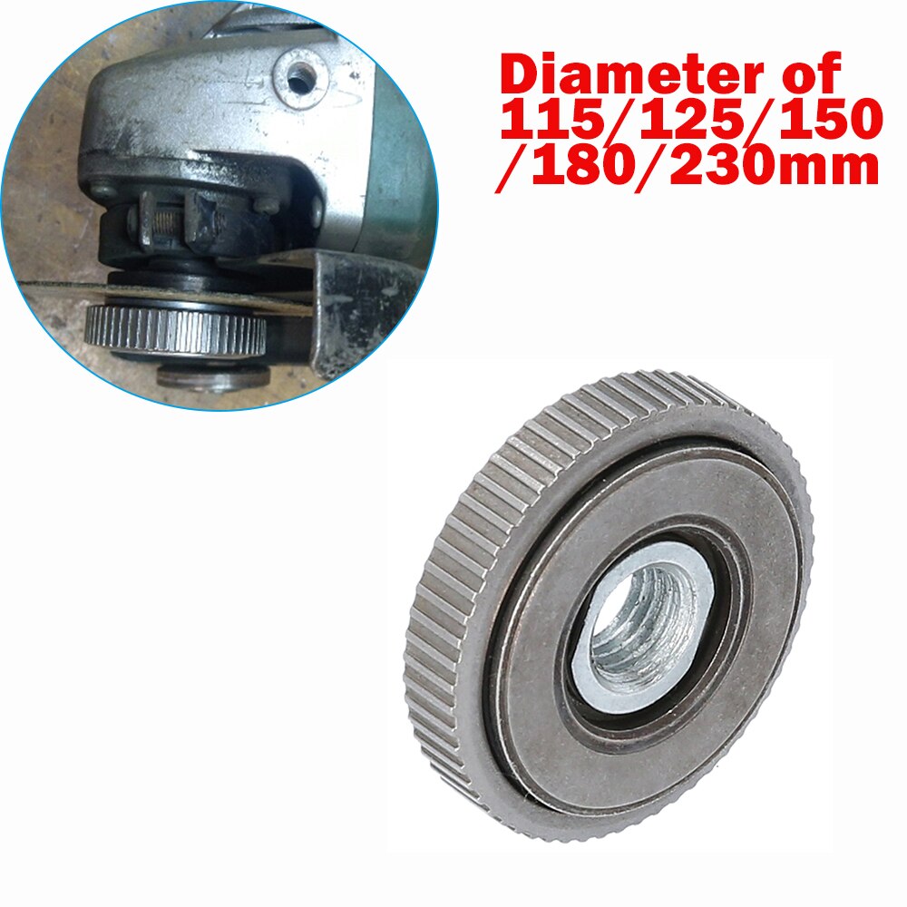 M14 Thread Angle Grinder Inner Outer Flange Nut Set Tools Quick Release Power Tools For Bosch Makita Quick Release Power Tools