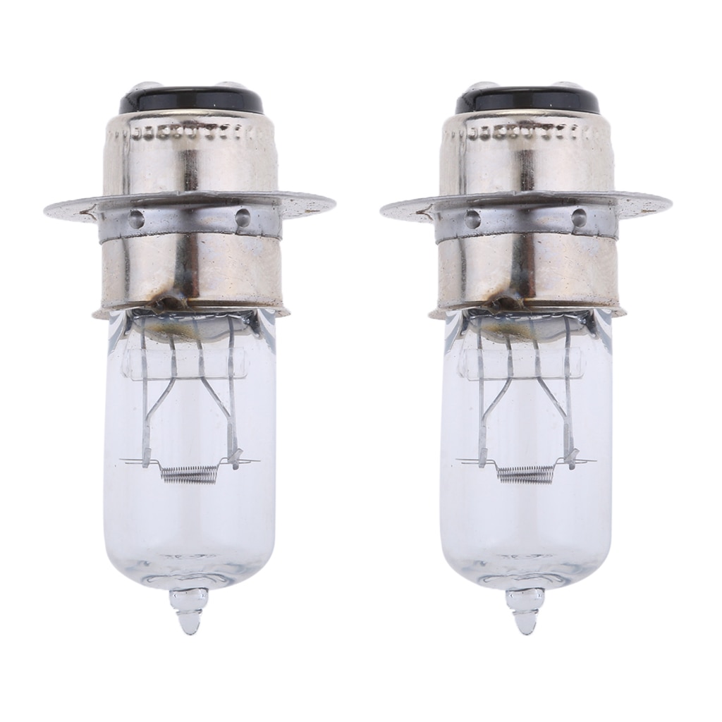 2X12 V Witte Lamp Motor/Atv Koplamp Mistlamp P15D-25-1 Halogeen Lamp