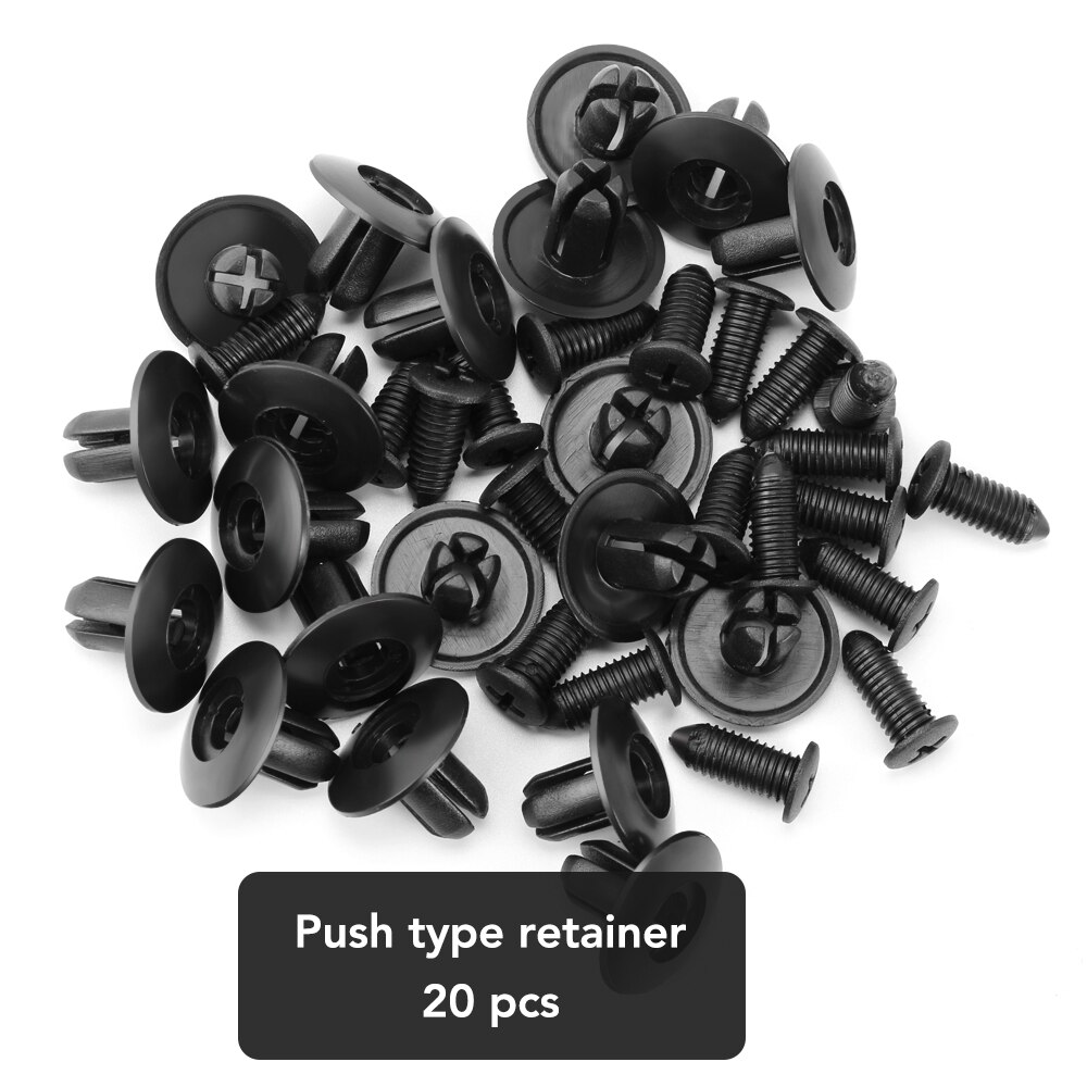 6 formato 100pcs Auto di Fissaggio Clip Misto per Smart forfour fortwo forjeremy City Coupe Roadster