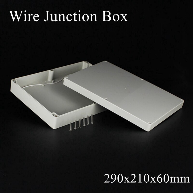 290x210x60mm ABS IP65 Waterproof Plastic Wire Junction Box Distribution Enclosure Project Case Electronic Terminal Instrument
