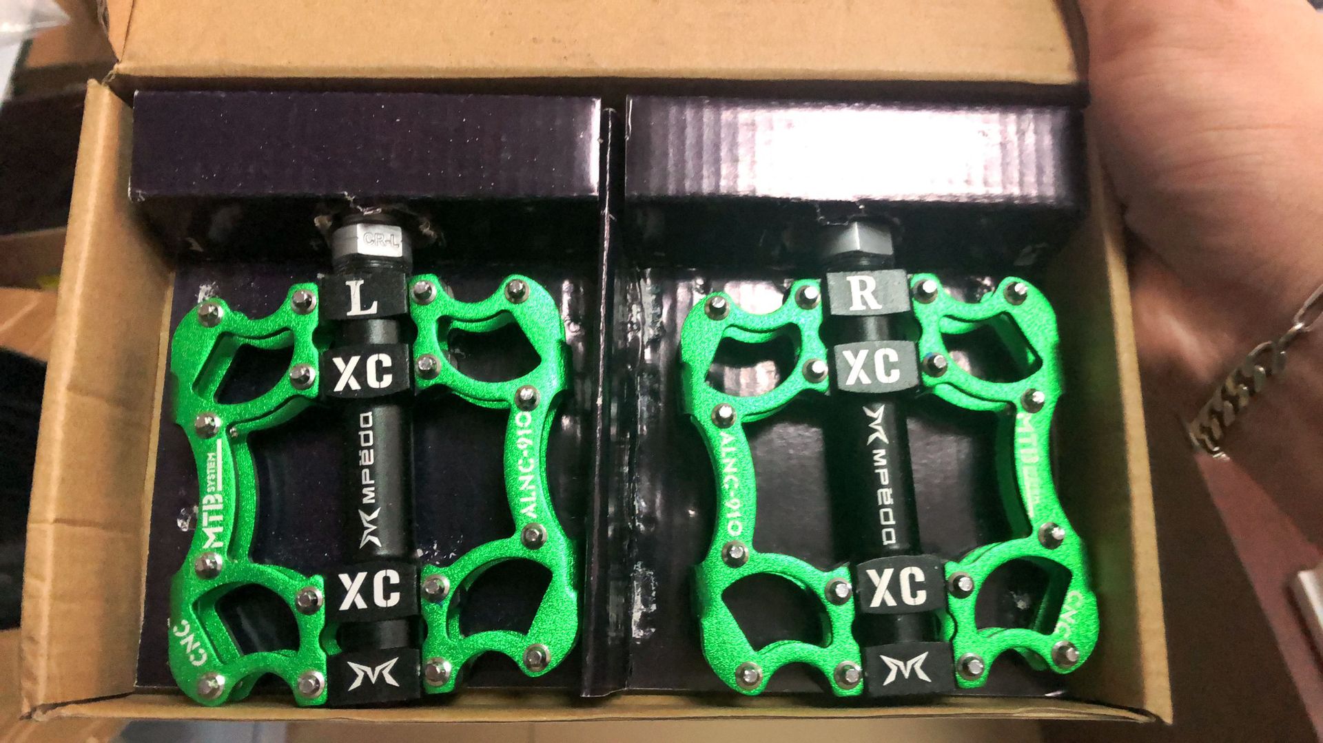 Bicicleta pedal mtb bmx selado 2 rolamento grampos pegs estrada mountain bike liga de alumínio anti-deslizamento peças de ciclismo