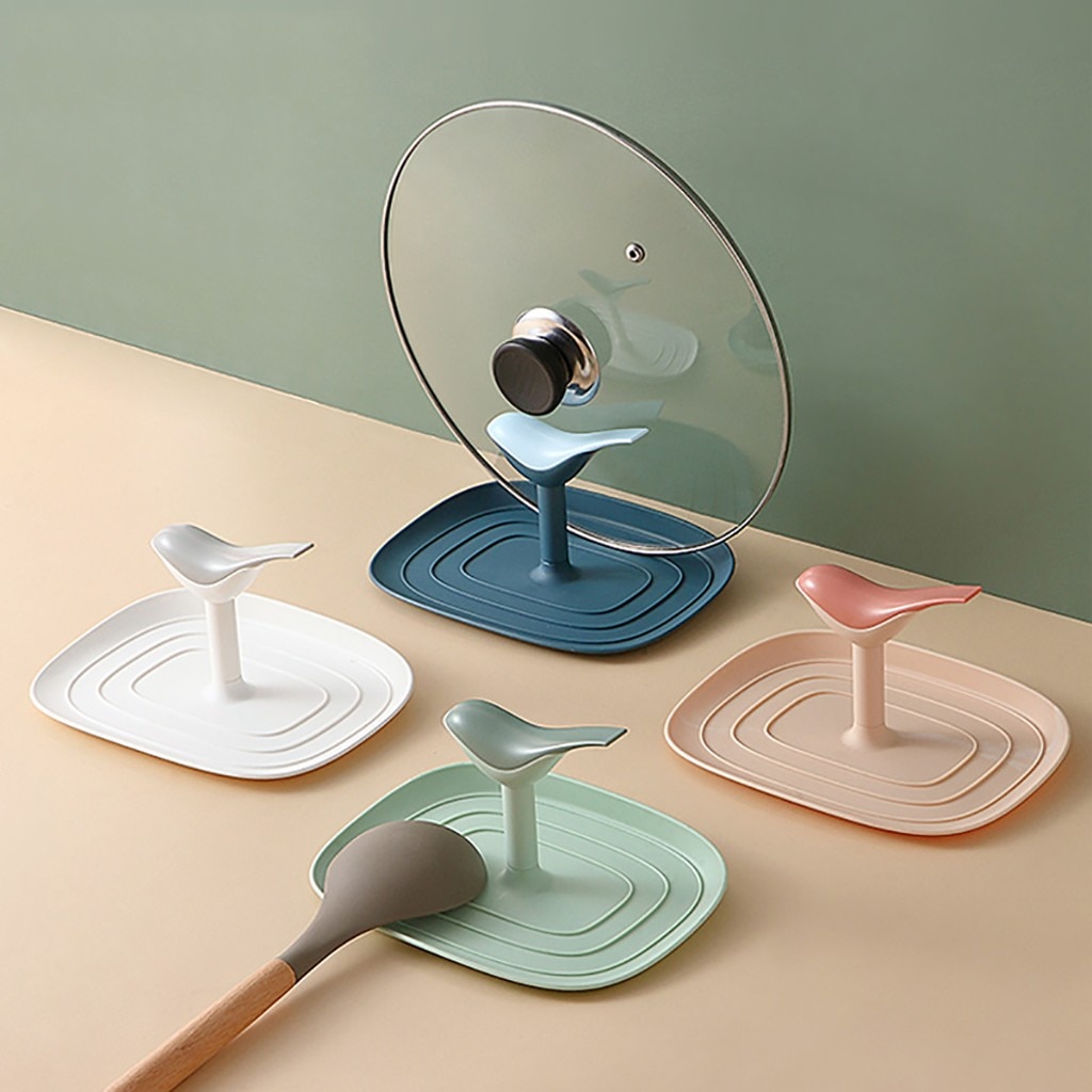 Køkkenhylde spatel grydelåg holder stativ låg låg si pude hvile stativ stativ holder cocina accesorios de cocina creativa