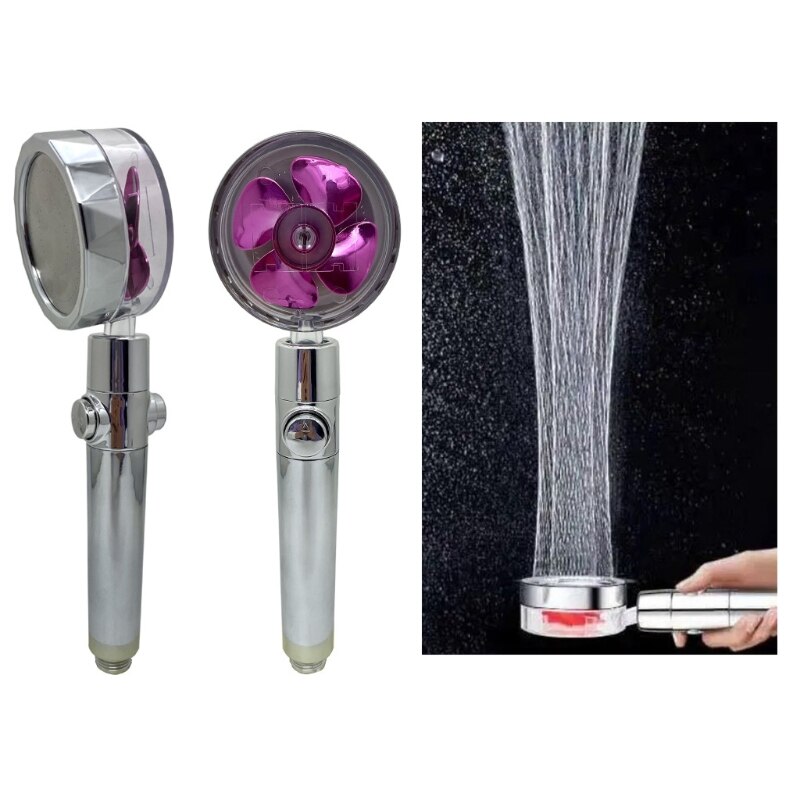 High Pressure Spin Shower Head Interesting Water Sprinkle Head Handheld Shower Beautiful Waterline Cleaned Easily