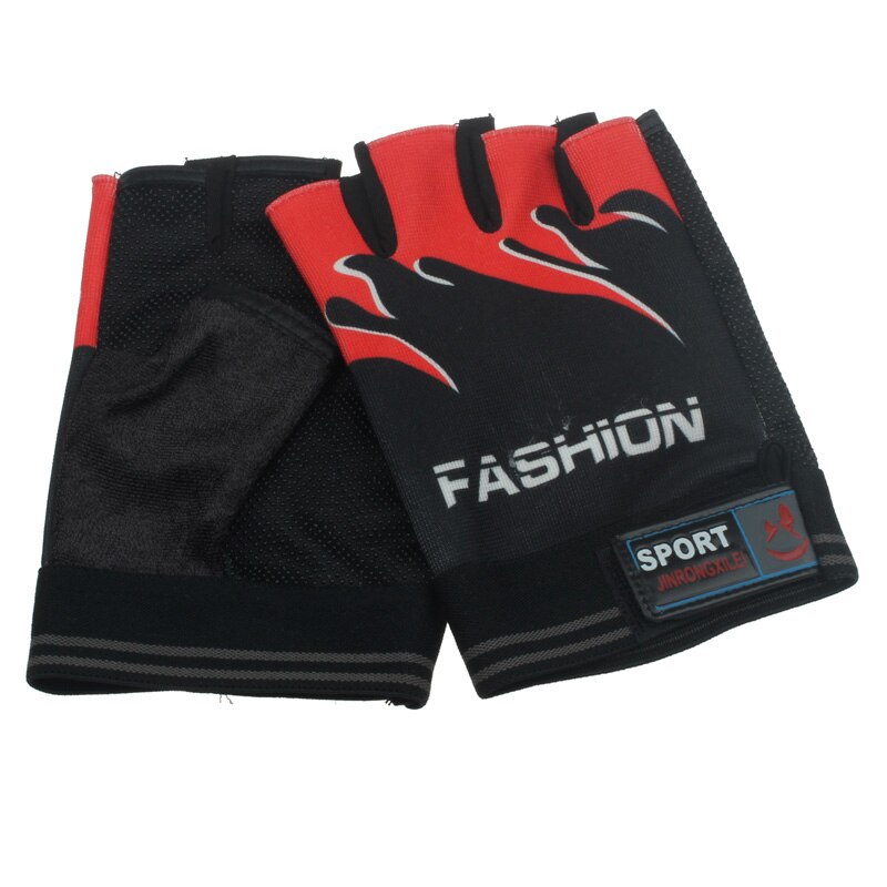 Luvas de ciclismo de bicicleta ao ar livre esporte ciclismo meio dedo anti-deslizamento absorção de choque fitness fingerless luvas mais quentes #30
