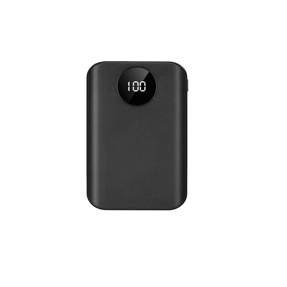 3x18650 cargador de batería 2 puertos USB banco de energía DIY caso cargador de teléfono móvil portátil banco de energía caja Kit de carcasa para Iphone Huawei: Negro