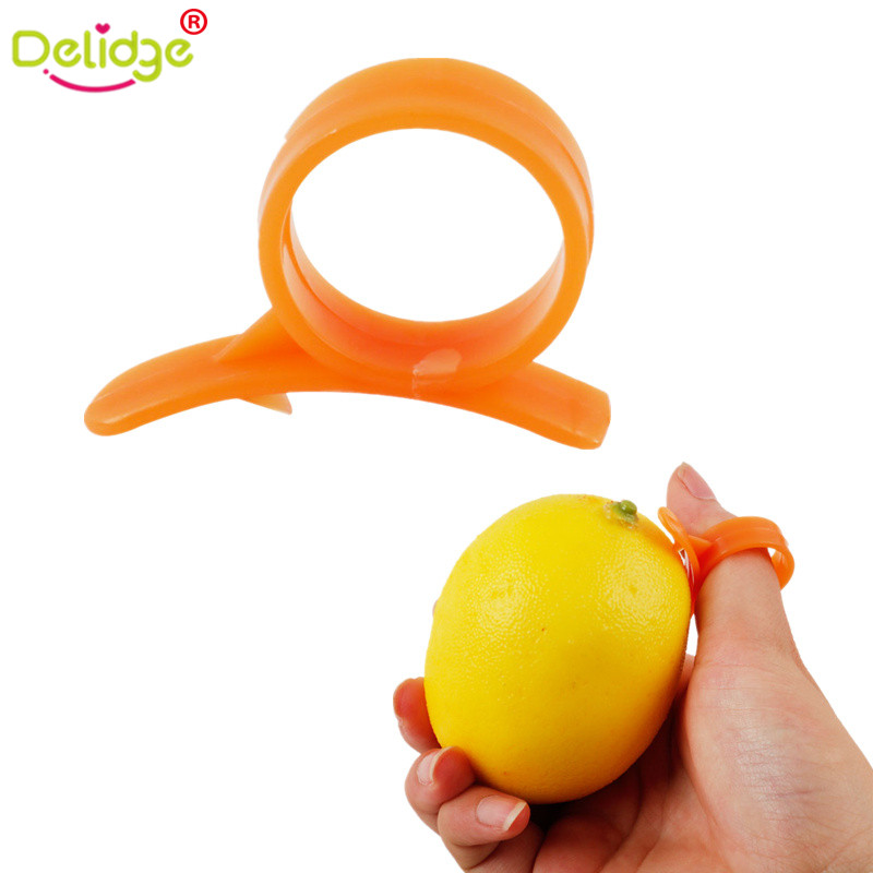 Delidge 9 stks/partij Citrus Snoeier Dunschiller Oranje Lemon Lime Dunschiller Remover-Kitchen Tools Oranje Opening Apparaat Oranje Stripper